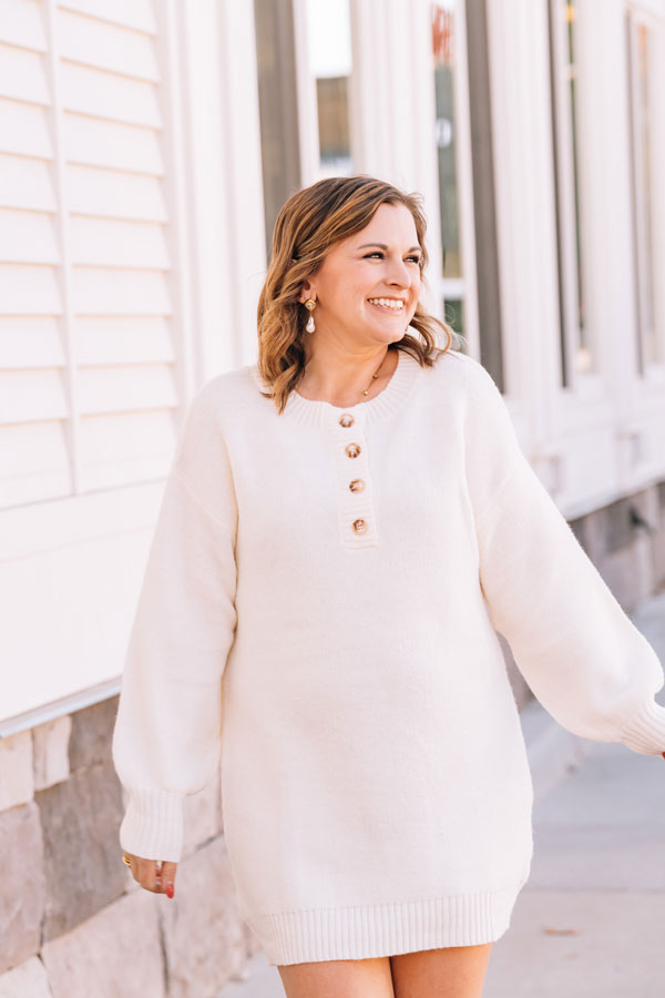 Falling For You Sweater Dress