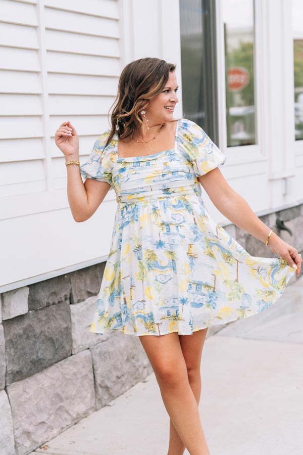 amalfi coast dress Cruising Maxi Details Brand FLYING TOMATO Tie Strap Maxi