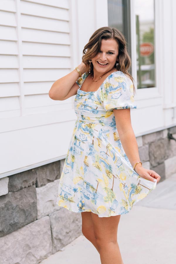 Amalfi Coast Mini Dress