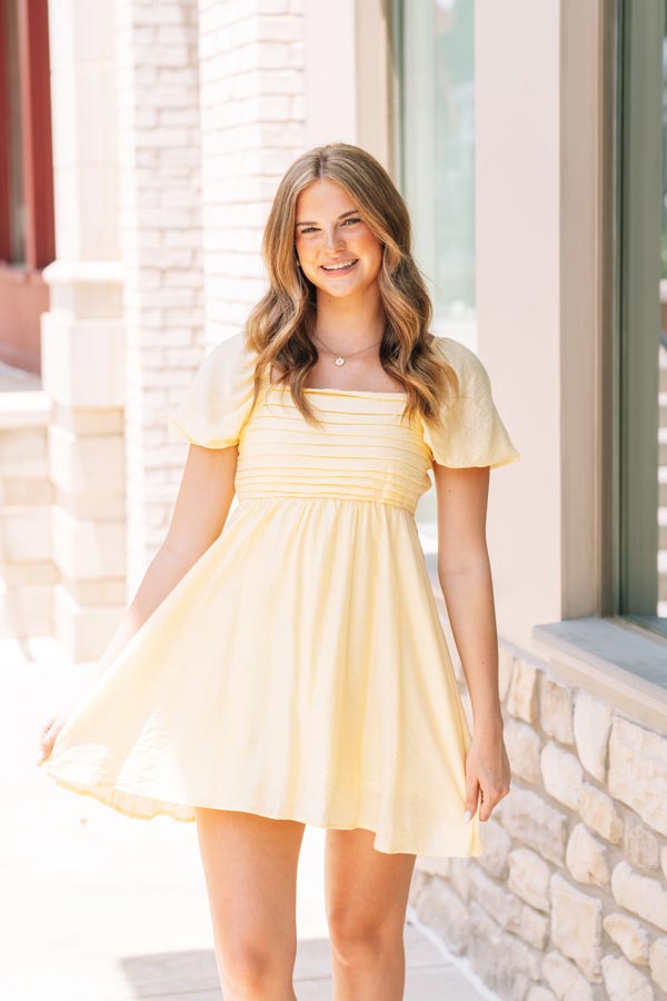 Walking on Sunshine Mini Dress
